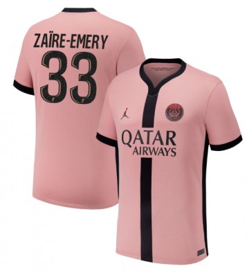 Paris Saint-Germain Warren Zaire-Emery #33 Tredjetröja 2024-25 Kortärmad